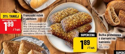 Francuski rożek z jabłkiem promocja w POLOmarket