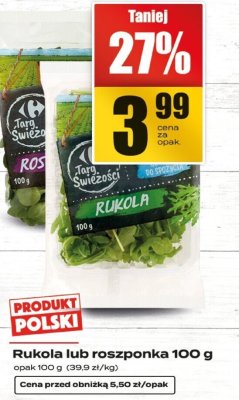 Rukola lub roszponka Supeco promocja w Supeco