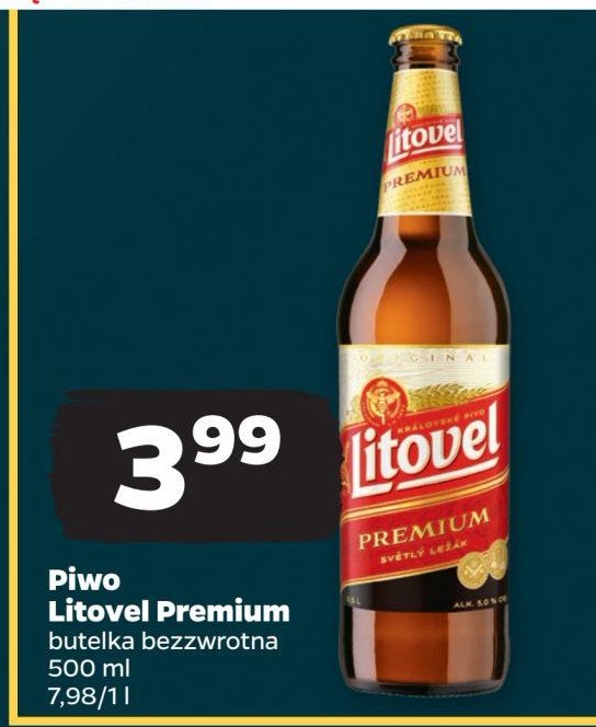 Piwo Litovel premium promocja