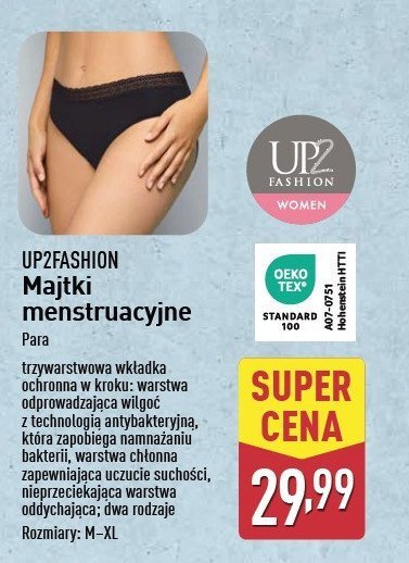 Majtki menstruacyjne m-xl Up2fashion promocja