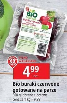 Buraki czerwone gotowane Wiodąca marka bio village promocja