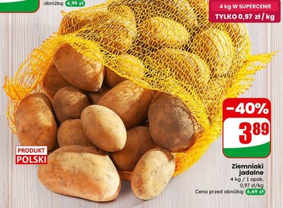 Ziemniaki promocja w Dino