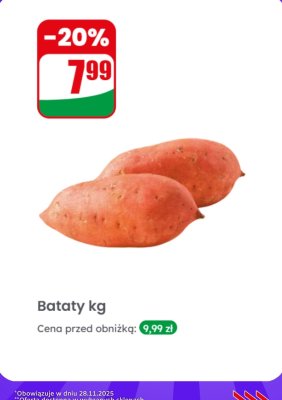 Bataty kg promocja w Dino