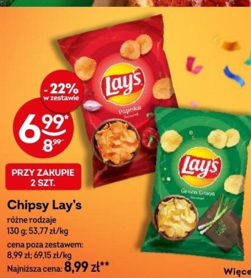 Chipsy Lay's Papryka promocja w Żabka