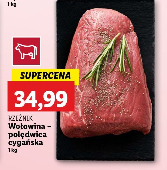 Polędwica cygańska wołowa Rzeźnik codzienna dostawa promocja w Lidl