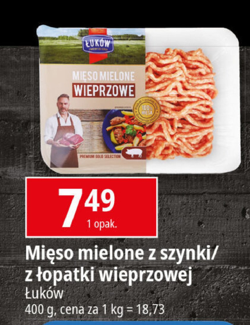 Mięso mielone wieprzowe Łuków promocja