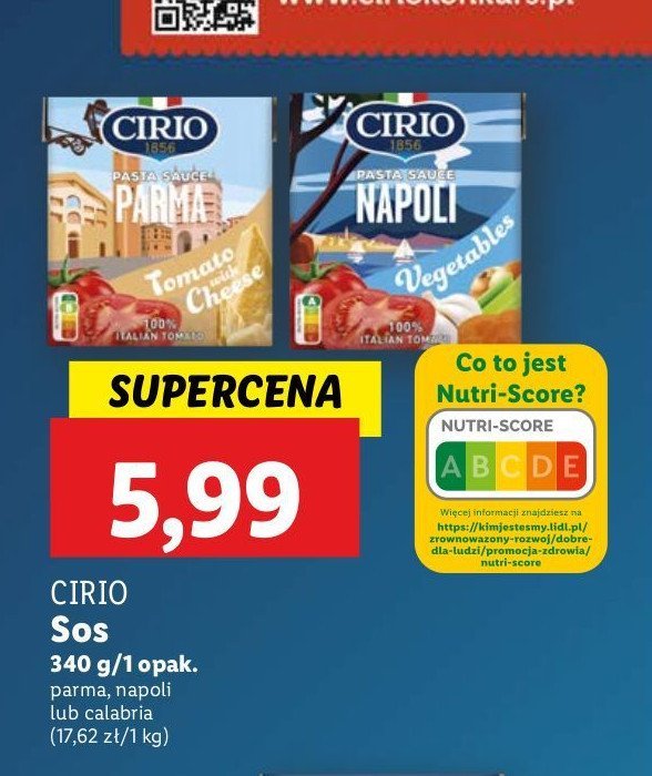 Sos calabria Cirio promocja