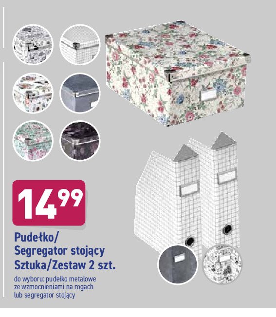 Pude艂ko metalowe z pokrywk膮 promocja