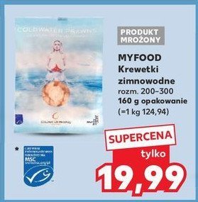 Krewetki zimnowodne Myfood promocja