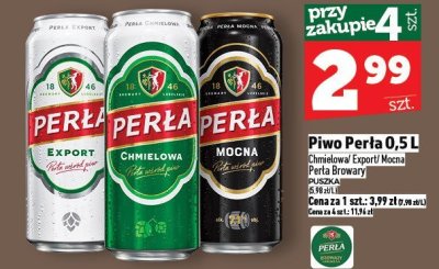 Piwo Perla 0,5L promocja w TOPAZ