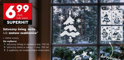 Sztuczny śnieg w sprayu promocja w Biedronka