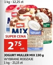 Jogurt creamy choco rolls Muller mix promocja