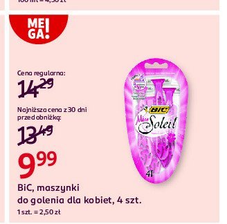 Maszynka do golenia pink Bic miss soleil promocja