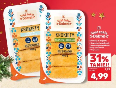 Krokiety z mięsem promocja w Kaufland