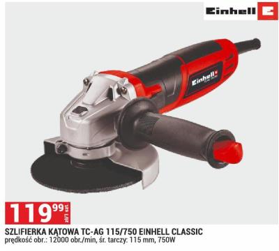 Szlifierka kątowa TC-AG 115/750 Einhell CLASSIC promocja w Merkury Market