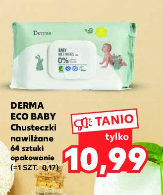 Chusteczki nawilżane Derma eco baby promocja
