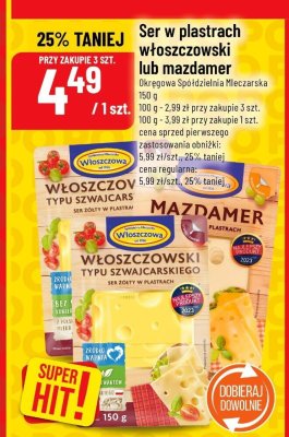 Ser w plastrach włoszczowski promocja w POLOmarket