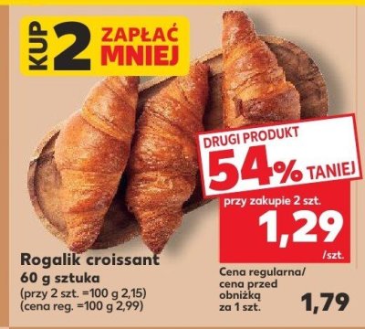 Rogalik croissant promocja w Kaufland