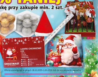 Ozdoby choinkowe kule złote/srebrne promocja w Prim Market