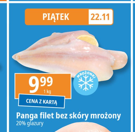 Panga filet bez skory premium promocja w Leclerc