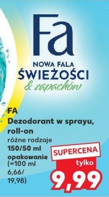 Dezodorant roll-on różne rodzaje  promocja w Kaufland
