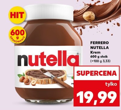 Krem Nutella Ferrero promocja w Kaufland