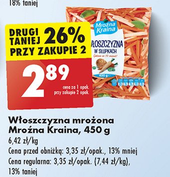 Włoszczyzna słupki Mroźna kraina promocja