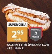 Ekler z bitą śmietaną Auchan promocja