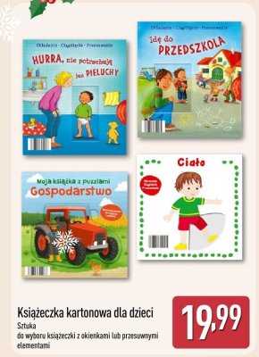 Książka Książeczka kartonowa dla dzieci promocja w Aldi