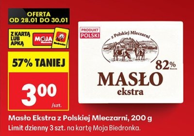 Masło promocja w Biedronka