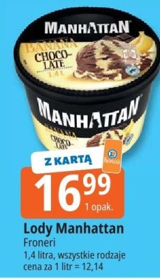 Lody Manhattan Chocolate promocja w Leclerc