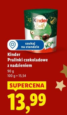 Pralinki czekoladowe z nadzieniem promocja w Lidl