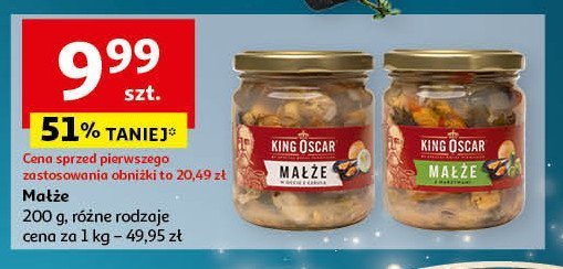 Małże w sosie katalońskim King oscar promocja