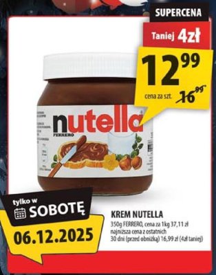 Krem Nutella promocja w Arhelan