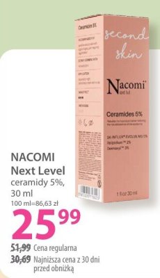 Ceramidy NACOMI Next Level 5%, 30 ml promocja w Hebe