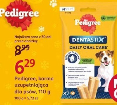 Karma Pedigree, karma uzupełniająca dla psów, 110 g promocja w Rossmann