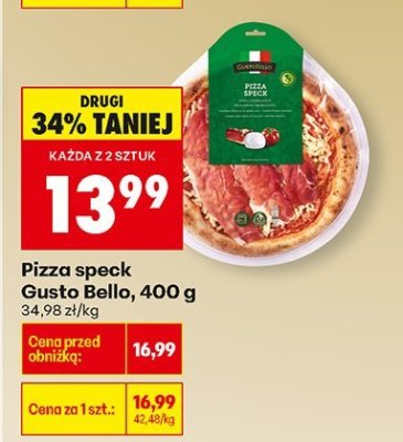 Pizza speck  promocja w Biedronka