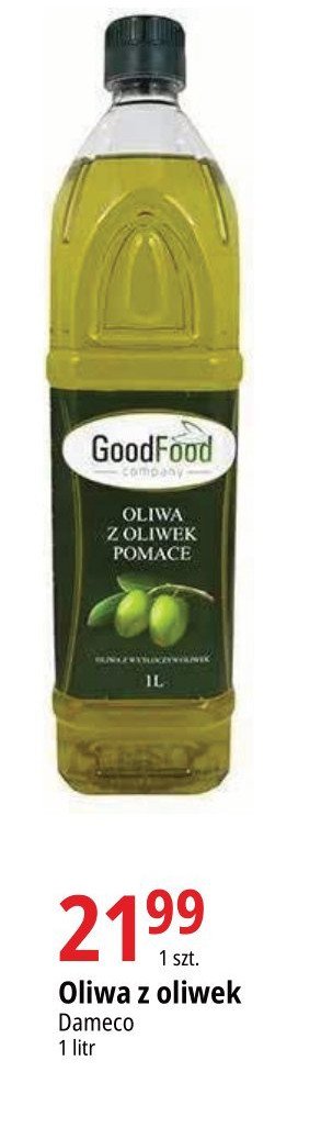 Oliwa z oliwek pomace Good food promocja
