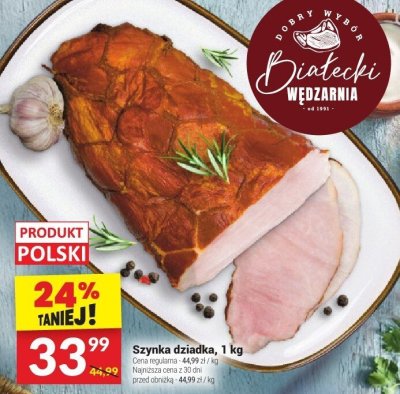 Szynka dziadka, 1 kg promocja w Twój Market