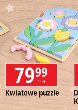 Puzzle kwiatowe Fisher-price promocja