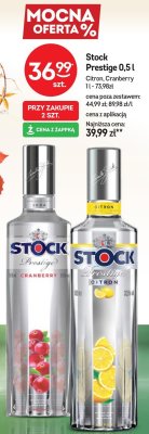 W贸dka Stock prestige cranberry promocja w 呕abka