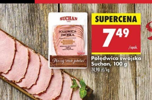 Polędwica swojska SUCHAN promocja