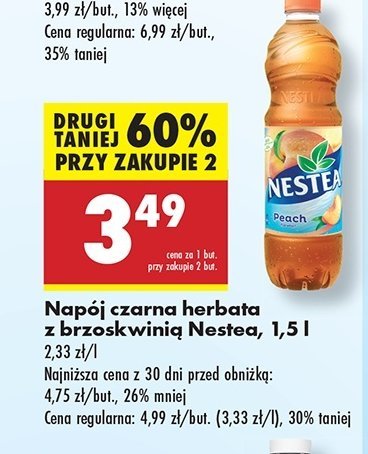 Herbata mrożona peach Nestea promocja