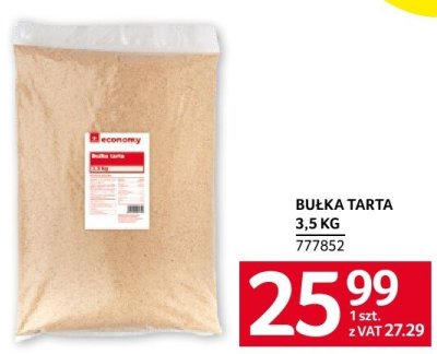Bułka tarta 3,5 KG economy promocja w Selgros