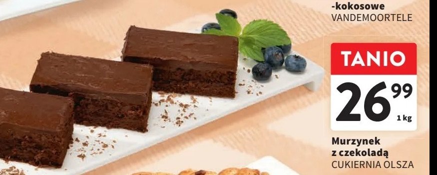 Ciasto murzynek z czekoladą Cukiernia olsza promocja