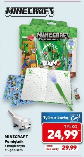 Pamiętnik minecraft promocja w Kaufland