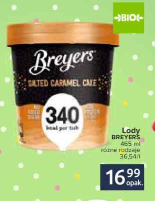 Lody o smaku solonego karmelu 330 Breyers delights promocja