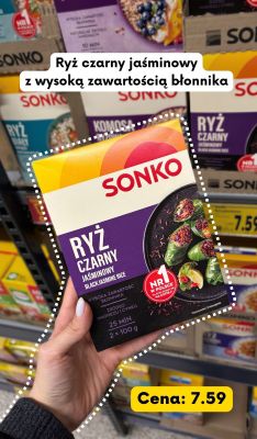 Ryż czarny jaśminowy Sonko promocja w Kaufland