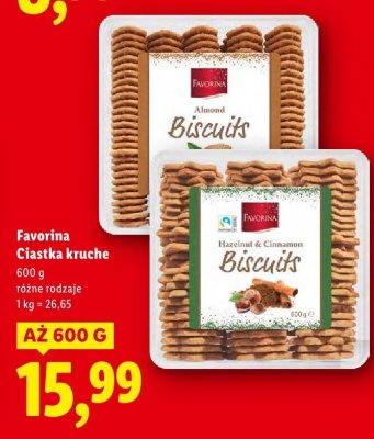 Ciastka kruche różne rodzaje promocja w Lidl