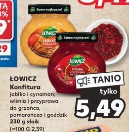 Konfitura jab艂ko cynamon 艁owicz promocja